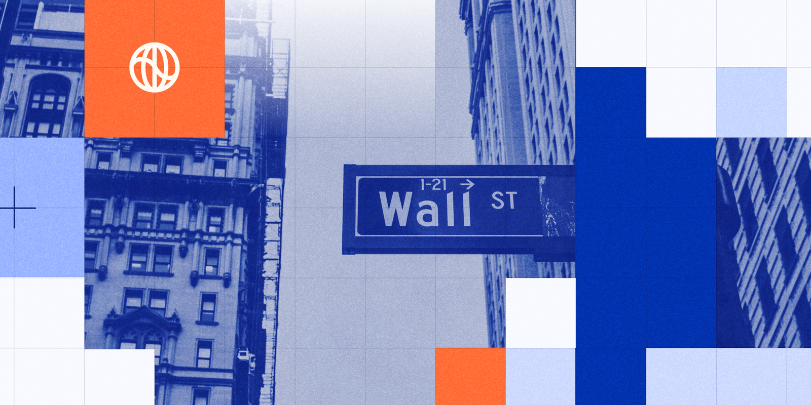 Image with a Wall Street sign