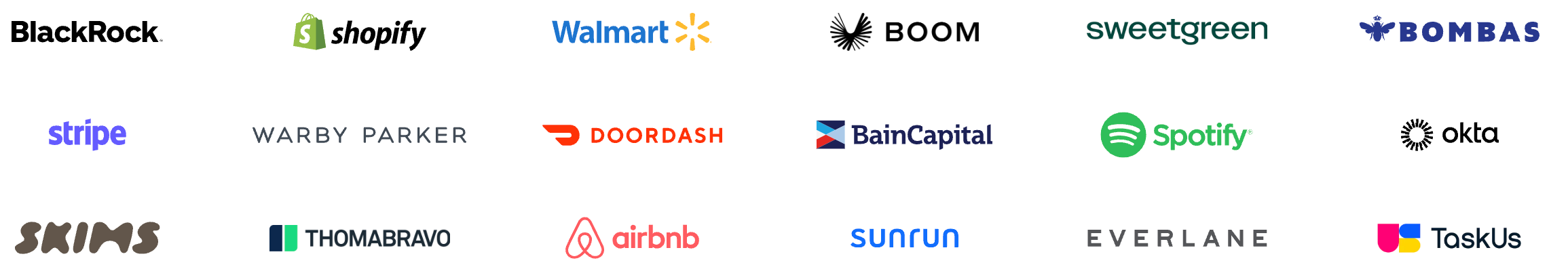 grid of logos