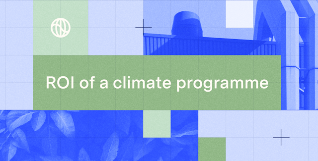The business value of a climate program
